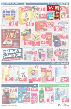 Pick n Pay  Gauteng, Free State, North West, Mpumalanga, Limpopo and Northern Cape : Unbeatable Savings  (14 Jan - 20 Jan 2019), page 3