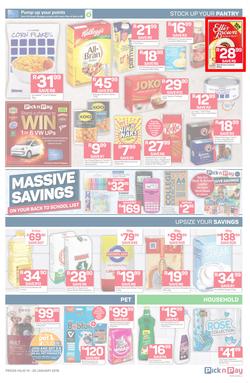 Pick n Pay  Gauteng, Free State, North West, Mpumalanga, Limpopo and Northern Cape : Unbeatable Savings  (14 Jan - 20 Jan 2019), page 3