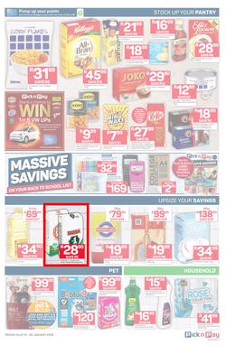 Pick n Pay  Gauteng, Free State, North West, Mpumalanga, Limpopo and Northern Cape : Unbeatable Savings  (14 Jan - 20 Jan 2019), page 3