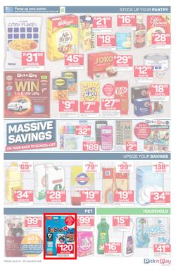 Pick n Pay  Gauteng, Free State, North West, Mpumalanga, Limpopo and Northern Cape : Unbeatable Savings  (14 Jan - 20 Jan 2019), page 3