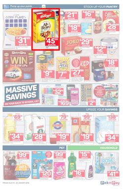 Pick n Pay  Gauteng, Free State, North West, Mpumalanga, Limpopo and Northern Cape : Unbeatable Savings  (14 Jan - 20 Jan 2019), page 3