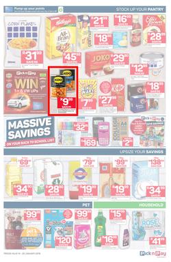 Pick n Pay  Gauteng, Free State, North West, Mpumalanga, Limpopo and Northern Cape : Unbeatable Savings  (14 Jan - 20 Jan 2019), page 3