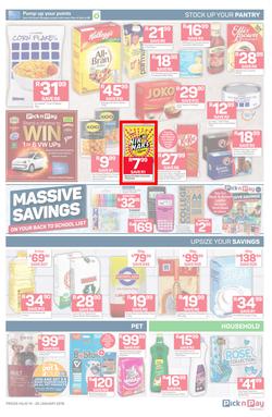 Pick n Pay  Gauteng, Free State, North West, Mpumalanga, Limpopo and Northern Cape : Unbeatable Savings  (14 Jan - 20 Jan 2019), page 3