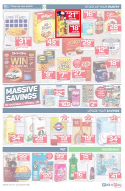 Pick n Pay  Gauteng, Free State, North West, Mpumalanga, Limpopo and Northern Cape : Unbeatable Savings  (14 Jan - 20 Jan 2019), page 3