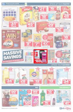 Pick n Pay  Gauteng, Free State, North West, Mpumalanga, Limpopo and Northern Cape : Unbeatable Savings  (14 Jan - 20 Jan 2019), page 3