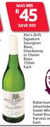 Alvi’s Drift Signature Sauvignon Blanc/Chardonnay Or Chenin Blanc-750ml Each