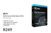 AVG Performance Multi Device 2016 (PC Tune Up)
