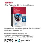 McAfee Total Protection 2016 Unlimited Devices