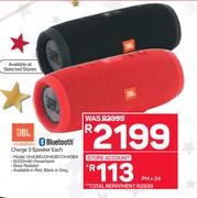 JBL Bluetooth Charge 3 Speaker OH4380/OH4381/OH4384-Each