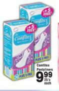 Comfitex Pantyliners-25's Each