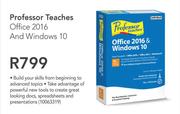Professor Teaches Office 2016 And Windows 10