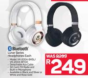 Special Volkano Bluetooth Lunar Series Headphones VK 2004 BKSL VK
