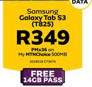 Samsung Galaxy 9.7" Tab S3 T825 LTE 1GB Data-On My MTNChoice 500MB