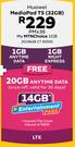 Huawei Media Pad 10" Screen T5 32GB LTE-On MY MTNChoice 1GB