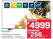 Hisense 43" (1109cm) Smart LED Full HD TV 43A5600PW  