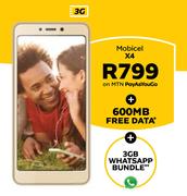 Mobicel X4 3G-On MTN Pay As You Go 