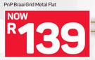PnP Braai Grid Metal Flat