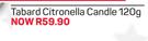 Tabard Citronella Candle-120g