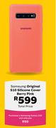 Samsung Original S10 Silicone Cover Berry Pink