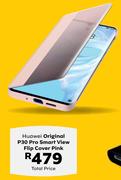 Huawei Original P30 Pro Smart View Flip Cover Pink