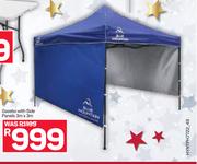 Blue Mountain Gazebo With Side Panels 3m x 3m