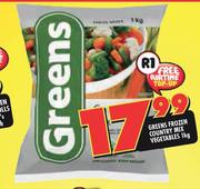  Greens Frozen Country Mix Vegetables-1kg