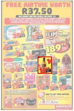Shoprite Gauteng : Low Prices ( 22 May - 08 Jun 2014 ), page 4