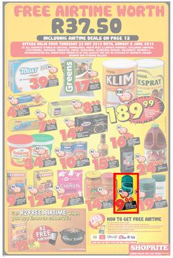 Shoprite Gauteng : Low Prices ( 22 May - 08 Jun 2014 ), page 4