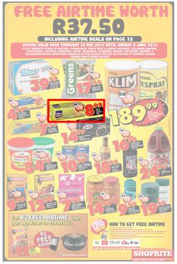 Shoprite Gauteng : Low Prices ( 22 May - 08 Jun 2014 ), page 4