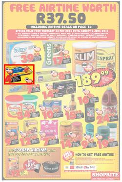 Shoprite Gauteng : Low Prices ( 22 May - 08 Jun 2014 ), page 4