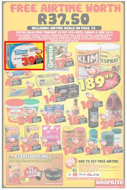 Shoprite Gauteng : Low Prices ( 22 May - 08 Jun 2014 ), page 4