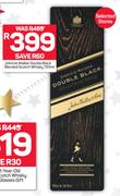 Johnnie Walker Double Black Blended Scotch Whisky-750ml