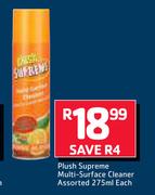 Plush Supreme Multi Surface Cleaner Assorted-275ml Each