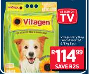 Vitagen Dry Dog Food Assorted-6/8Kg Each