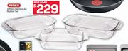 Pyrex 3 Piece Rectangular Roaster Set