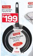 Prestige 20cm And 24cm Frying Pan Set