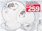Grand 20 Piece Round Dinner Set Assorted-Each
