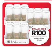 Hi-Ball Glasses-3 x 6 Pack