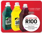 Wynn's Cleen Green Concentrated Assorted Refill-2 x 2L