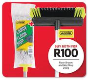Floor Broom And Wet Mop 200g-Both