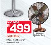 Goldair 30cm Metal Desk Fan GMDF-30
