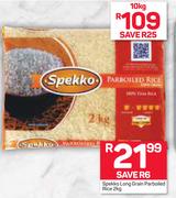 Spekko Long Grain Parboiled Rice-10Kg
