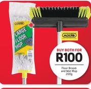 Addis Floor Broom And Wet Mop 200g-Both