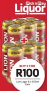 Lion Lager-2 x 6 x 550ml Cans