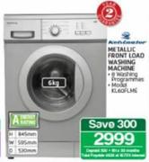 Kelvinator 6kg Metallic Front Load Washing Machine KL60FLME
