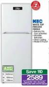KIC 215Ltr White Top Freezer Fridge KTF523/1