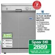 Kelvinator 12 Plek Silwer Skottelgoed Wasser KD12MM1