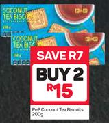 PnP Cocnut Tea Biscuits-2x200g