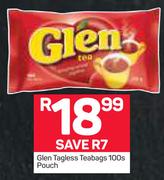 Glen Tagless Teabags 100s Pouch