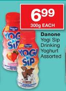 Danone Yogi Sip Drinking Yoghurt Assorted-300gm Each